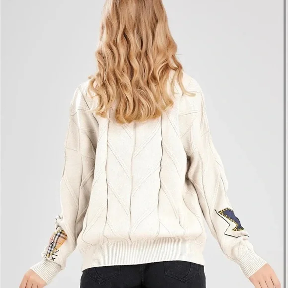 Colorful Button Cream Cardigan - Picture 5 of 5